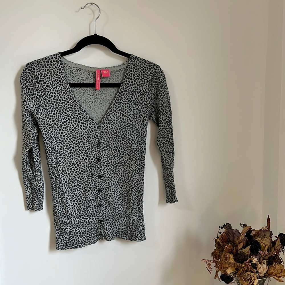 Charlotte Leopard Cardigan